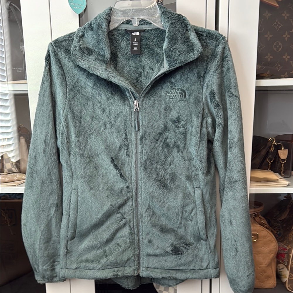 The North Face Women's Fleece Jacket - Green size Small